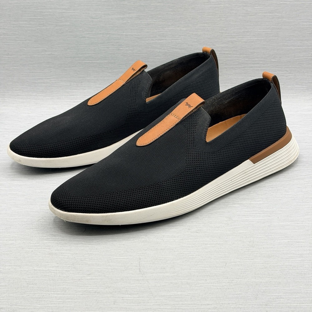 Wolf & Shepherd SwiftKnit Men's 14 Knit Loafers Black Hybrid